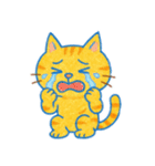 目つきの悪いトラ猫の日常（個別スタンプ：22）