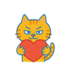 目つきの悪いトラ猫の日常（個別スタンプ：32）
