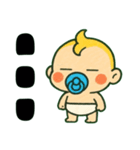 ふてぶてしい赤ちゃん………..（個別スタンプ：19）