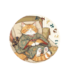 大正レトロ・着物猫（個別スタンプ：2）