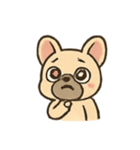 キュートなフレンチブル表情（個別スタンプ：15）
