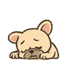 キュートなフレンチブル表情（個別スタンプ：22）