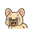 キュートなフレンチブル表情（個別スタンプ：23）