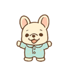 パジャマフレブル 夢見犬（個別スタンプ：1）