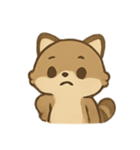いたずらアライグマ のんびり表情（個別スタンプ：11）