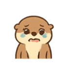 いたずらカワウソ わくわく表情（個別スタンプ：11）