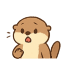 いたずらカワウソ わくわく表情（個別スタンプ：16）
