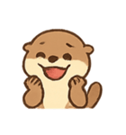 いたずらカワウソ わくわく表情（個別スタンプ：19）
