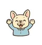 ゆるふわフレブル ねぼけの森さんぽ（個別スタンプ：4）