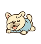 ゆるふわフレブル ねぼけの森さんぽ（個別スタンプ：7）