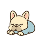 ゆるふわフレブル ねぼけの森さんぽ（個別スタンプ：8）