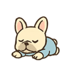 ゆるふわフレブル ねぼけの森さんぽ（個別スタンプ：9）