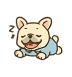 ゆるふわフレブル ねぼけの森さんぽ（個別スタンプ：11）