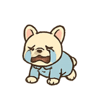 ゆるふわフレブル ねぼけの森さんぽ（個別スタンプ：15）