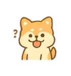 クリーム柴犬Chacha ふわふわムード（個別スタンプ：3）