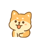 クリーム柴犬Chacha ふわふわムード（個別スタンプ：4）