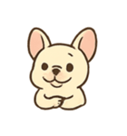 フレンチブルの日常ラクガキ（個別スタンプ：1）