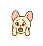 フレンチブルの日常ラクガキ（個別スタンプ：4）