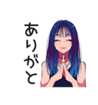 筋トレ後のクールギャル★プロテイン（個別スタンプ：7）
