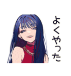 筋トレ後のクールギャル★プロテイン（個別スタンプ：14）