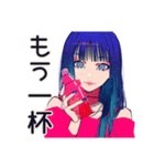 筋トレ後のクールギャル★プロテイン（個別スタンプ：15）