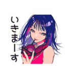 筋トレ後のクールギャル★プロテイン（個別スタンプ：19）