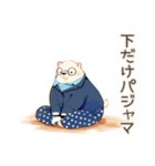 しろくま先輩社員の在宅勤務★あるある（個別スタンプ：5）