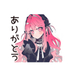くせつよゴシックガールのキャラ弁（個別スタンプ：3）