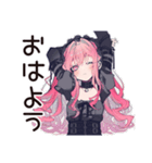くせつよゴシックガールのキャラ弁（個別スタンプ：7）