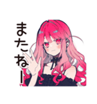くせつよゴシックガールのキャラ弁（個別スタンプ：9）