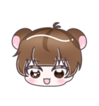 可愛いくまごろうスタンプ(擬人化Ver.)（個別スタンプ：2）