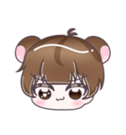 可愛いくまごろうスタンプ(擬人化Ver.)（個別スタンプ：3）