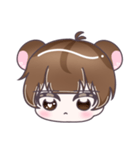 可愛いくまごろうスタンプ(擬人化Ver.)（個別スタンプ：4）