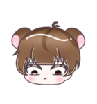 可愛いくまごろうスタンプ(擬人化Ver.)（個別スタンプ：6）