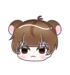 可愛いくまごろうスタンプ(擬人化Ver.)（個別スタンプ：7）