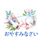 水彩感じるブル・テリアスタンプ（個別スタンプ：10）