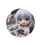 レーシングみなみちゃんカプセルトイ（個別スタンプ：6）