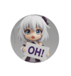 ドレスアップみなみちゃんカプセルトイ（個別スタンプ：1）