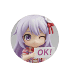ドレスアップみなみちゃんカプセルトイ（個別スタンプ：5）