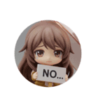 ドレスアップみなみちゃんカプセルトイ（個別スタンプ：6）