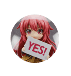ドレスアップみなみちゃんカプセルトイ（個別スタンプ：7）
