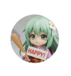野球みなみちゃんカプセルトイ（個別スタンプ：2）