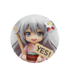野球みなみちゃんカプセルトイ（個別スタンプ：4）