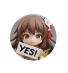 びりびりみなみちゃんカプセルトイ（個別スタンプ：4）