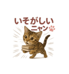 子ネコverベンガル1（個別スタンプ：24）