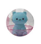 もふもふねこカプセルトイ（個別スタンプ：8）