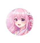 アニメテイスト精霊みなみちゃん（個別スタンプ：3）