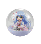 アニメテイスト精霊みなみちゃん（個別スタンプ：4）
