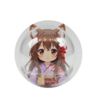 アニメテイスト精霊みなみちゃん（個別スタンプ：8）