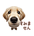 ゴールデンレトリバー子犬☆即返信ラブリー（個別スタンプ：6）